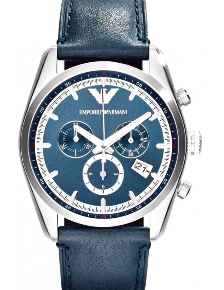 Heren Watch2DayNL Heren | Emporio Armani^Armani AR6041 Heren Horloge 43mm 5ATM