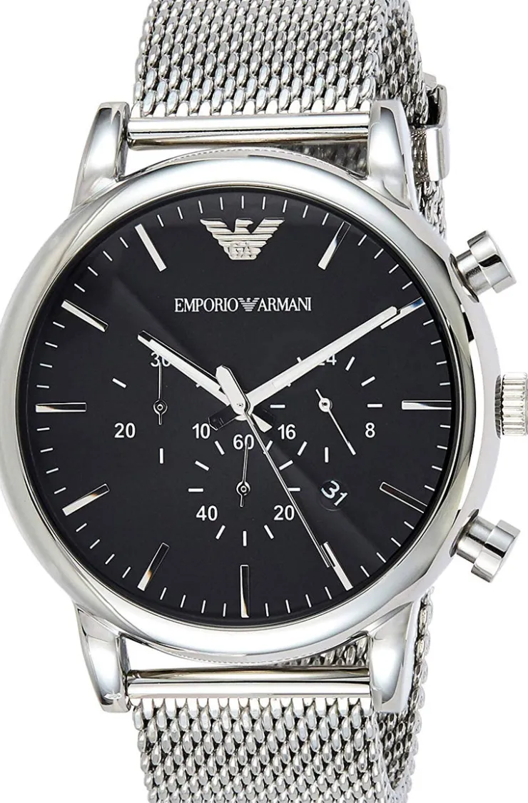 Heren Watch2DayNL Heren | Emporio Armani^Armani AR1808 Heren Horloge 46mm 5ATM