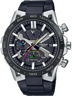 Heren Watch2DayNL Heren | Casio^Casio EQB2000DC1AER Heren Horloge 55,6mm 10ATM