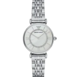 Watch2DayNL Emporio Armani^Emporio Armani AR1908 Dames Horloge 32mm 3ATM