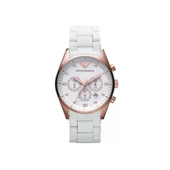 Watch2DayNL Emporio Armani^Emporio Armani AR5919 Dames Horloge 43mm 5ATM