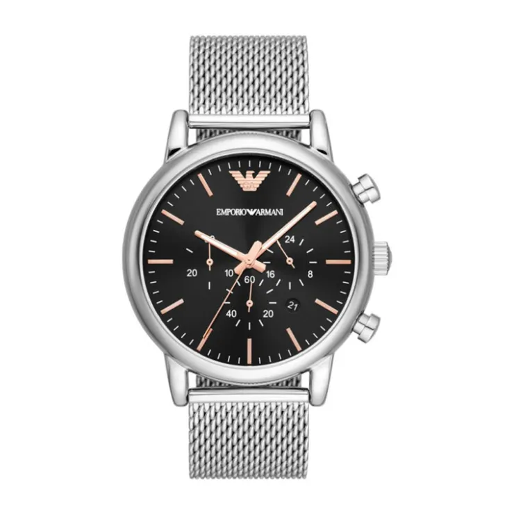 Watch2DayNL Emporio Armani^Emporio Armani AR11429 Heren Horloge 46mm 5ATM