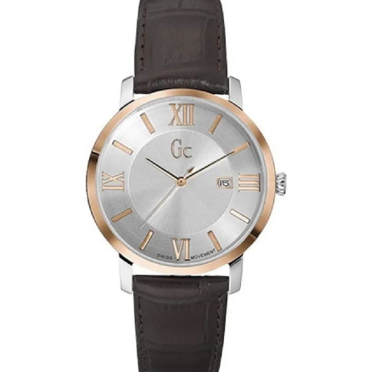 Heren Watch2DayNL Heren^Gc X60019G1S Heren Horloge 40mm 3ATM