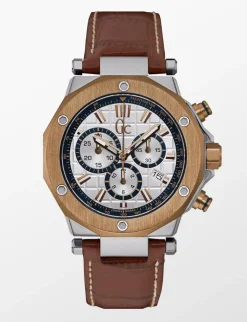 Heren Watch2DayNL Heren^Gc X72035G1S Heren Horloge 43,0mm 10ATM