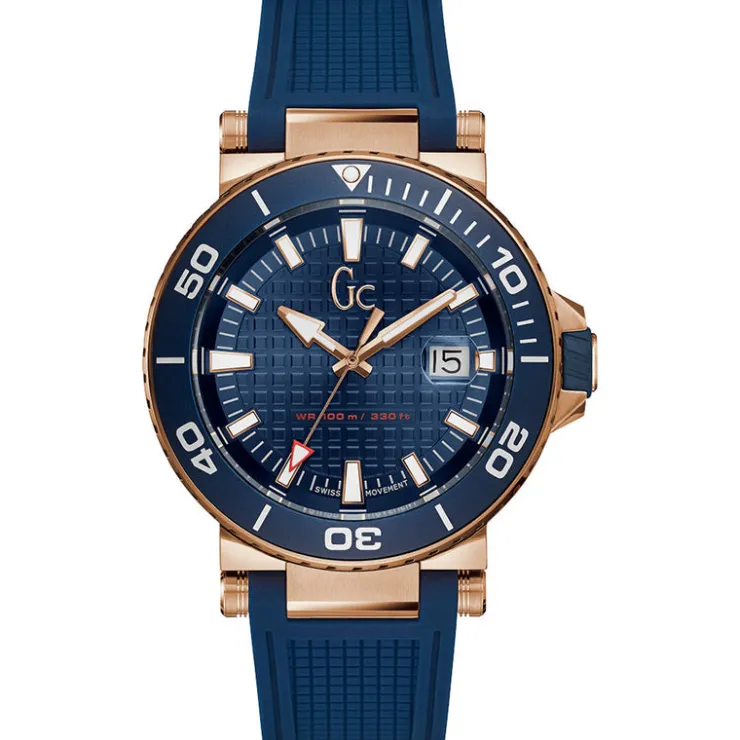 Heren Watch2DayNL Heren^Gc Y36004G7 Heren Horloge 44,0mm 10ATM