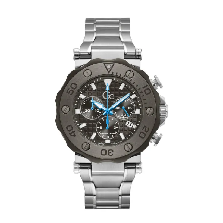 Heren Watch2DayNL Heren^Gc Y63002G5MF Heren Horloge 44,0mm 10ATM