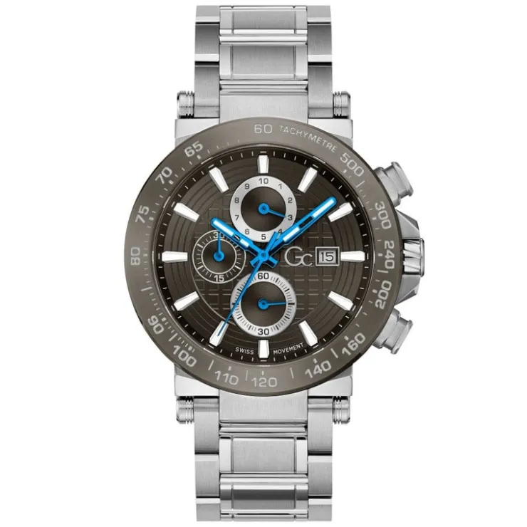 Heren Watch2DayNL Heren^Gc Y37011G5MF Heren Horloge 44,0mm 10ATM