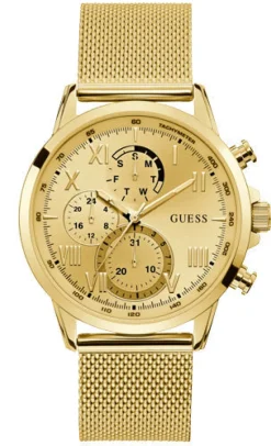Heren Watch2DayNL Heren | Guess^Guess W1310G2 Heren Horloge 44 mm 3 ATM