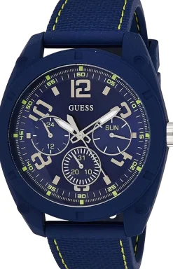 Heren Watch2DayNL Heren | Guess^Guess W1256G3 Heren Horloge 46mm 3 ATM