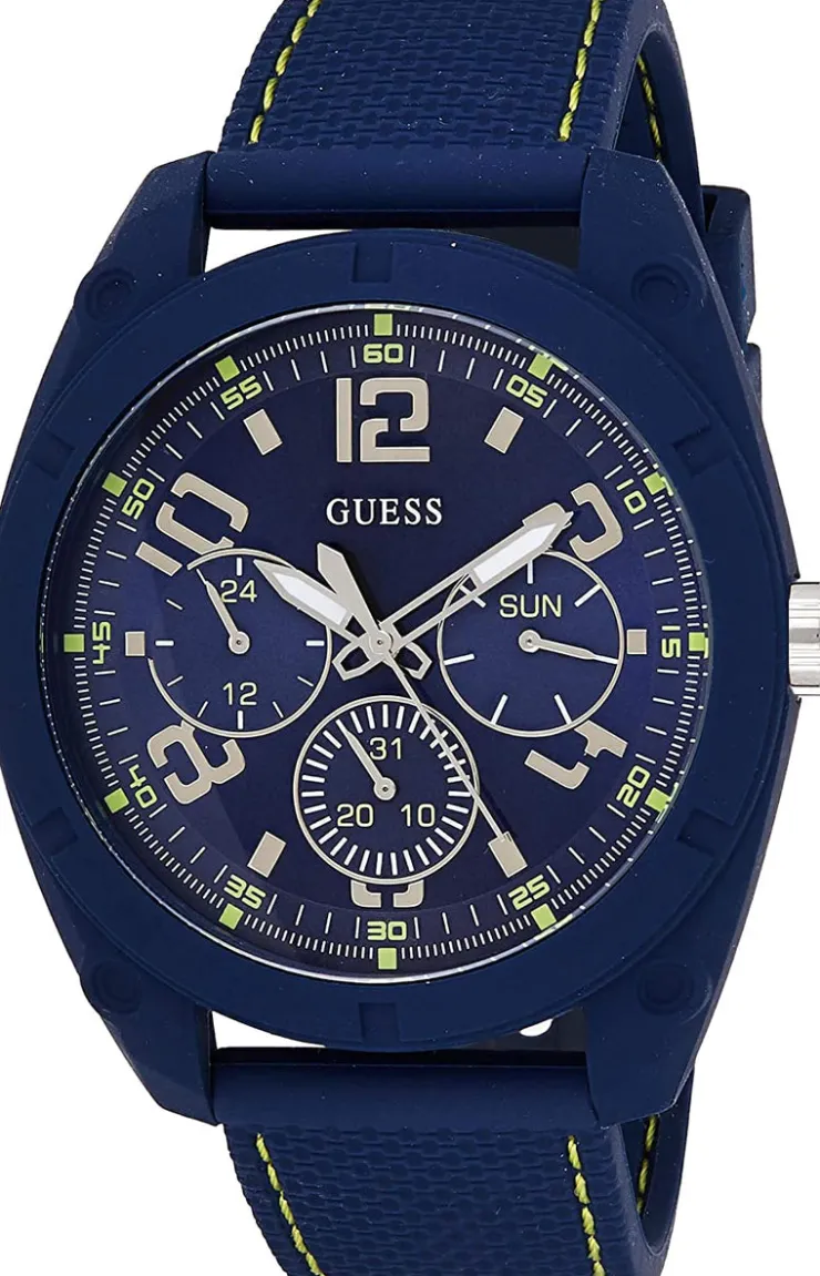 Heren Watch2DayNL Heren | Guess^Guess W1256G3 Heren Horloge 46mm 3 ATM