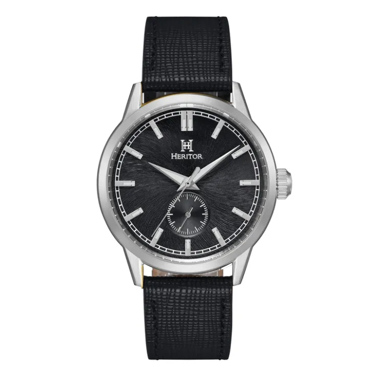 Heren Watch2DayNL Heren | Heritor^Heritor Automatic Argento HERHS3801 Heren Horloge 45mm 10 ATM