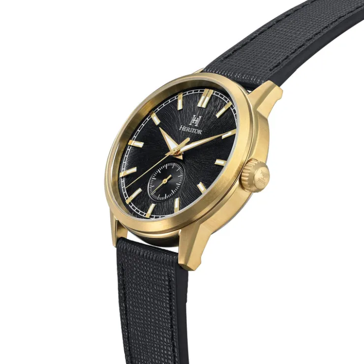 Heren Watch2DayNL Heren | Heritor^Heritor Automatic Argento HERHS3803 Heren Horloge 45mm 10 ATM