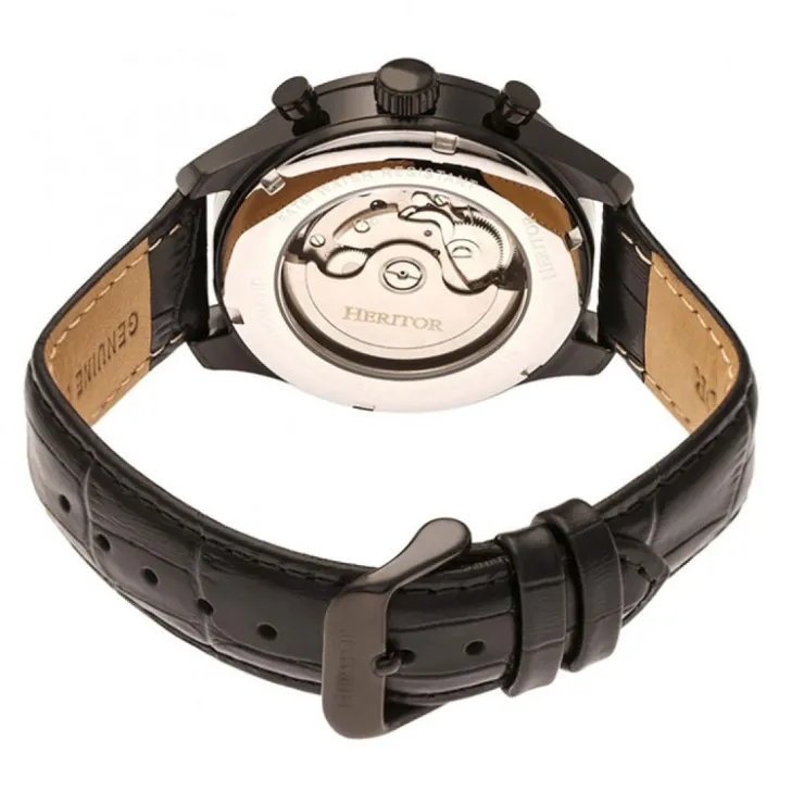 Watch2DayNL Heritor^Heritor Automatic Benedict HERHR6805 Heren Horloge 40mm 5 ATM