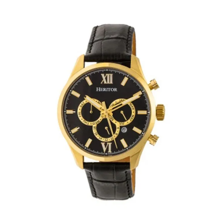 Watch2DayNL Heritor^Heritor Automatic Benedict HERHR6803 Heren Horloge 40mm 5 ATM