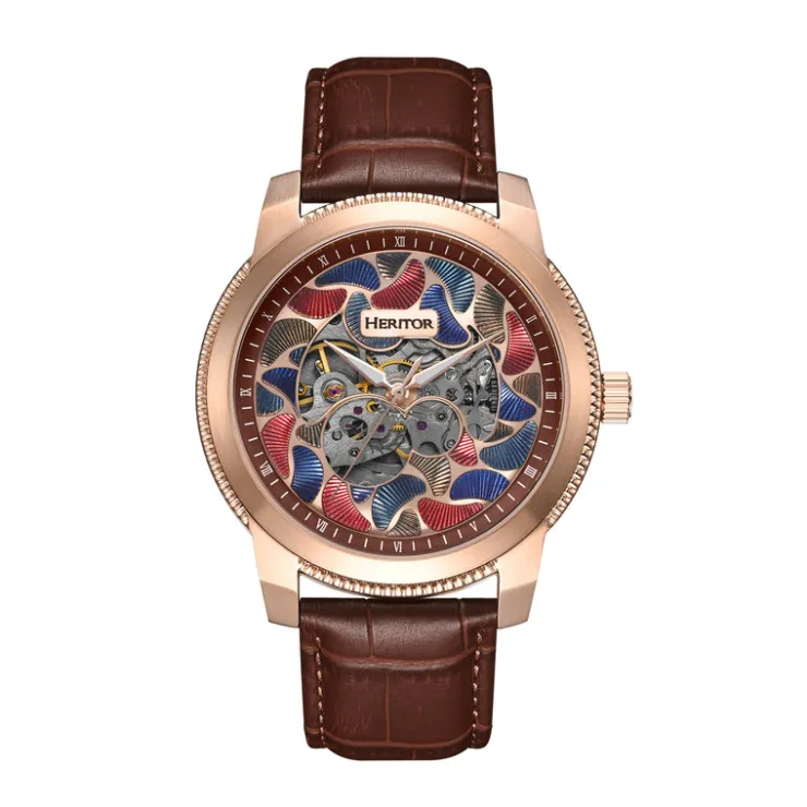 Heren Watch2DayNL Heren | Heritor^Heritor Automatic Emmanuel HERHS3705 Heren Horloge 45mm 10 ATM