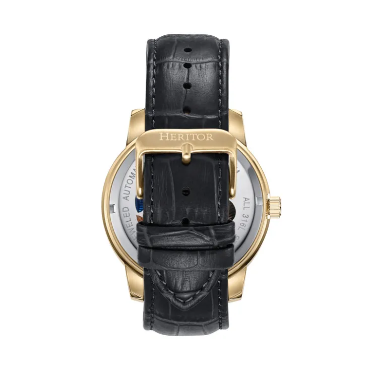 Heren Watch2DayNL Heren | Heritor^Heritor Automatic Emmanuel HERHS3703 Heren Horloge 45mm 10 ATM