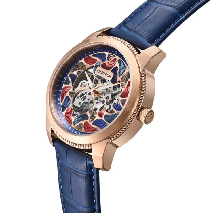 Heren Watch2DayNL Heren | Heritor^Heritor Automatic Emmanuel HERHS3704 Heren Horloge 45mm 10 ATM