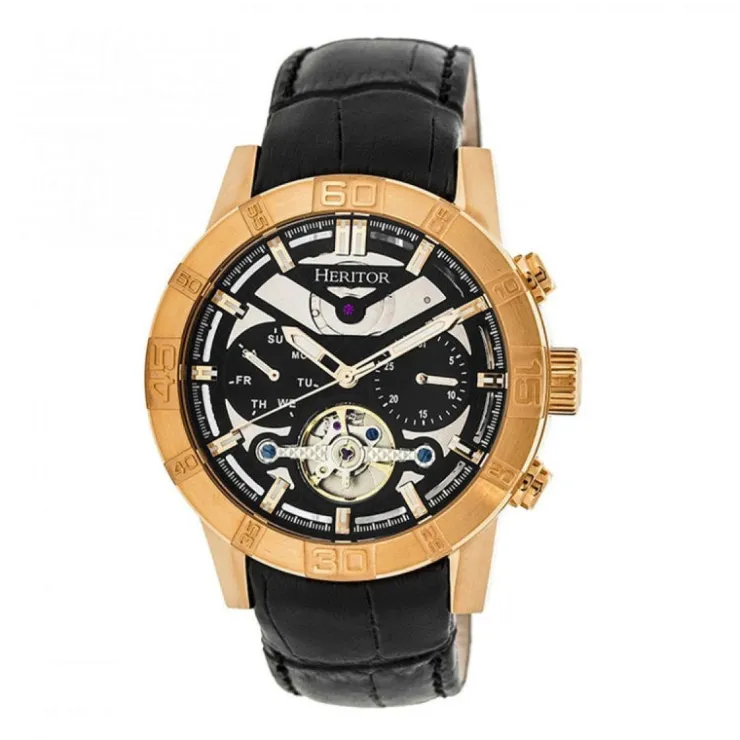 Watch2DayNL Heritor^Heritor Hannibal HERHR4106 Heren horloge 44mm 5 ATM