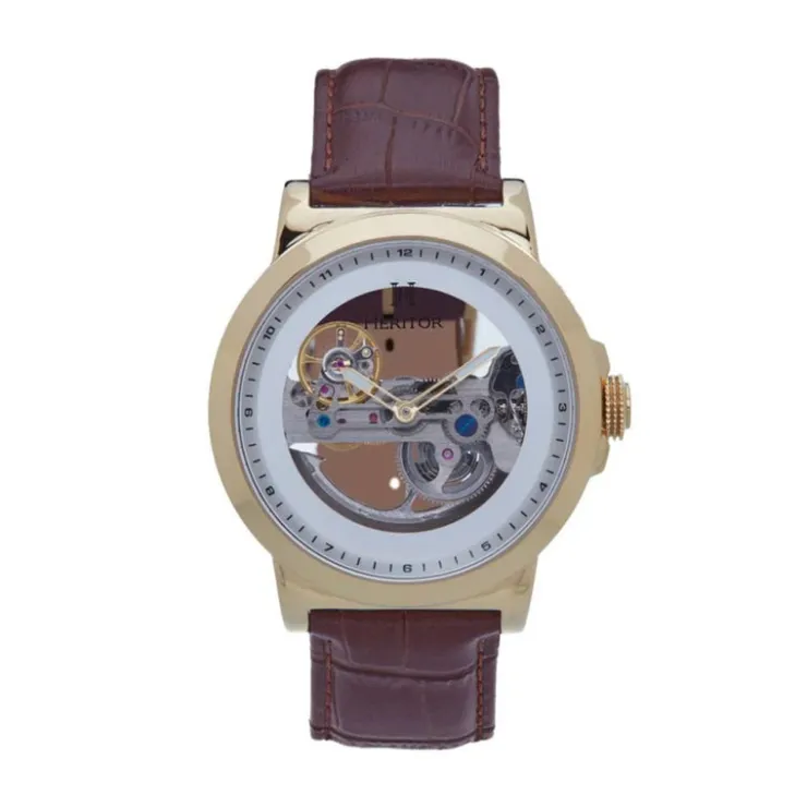Watch2DayNL Heritor^Heritor HERHS2403 Heren Horloge 45mm 5ATM