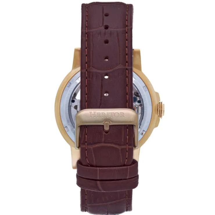 Watch2DayNL Heritor^Heritor HERHS2403 Heren Horloge 45mm 5ATM