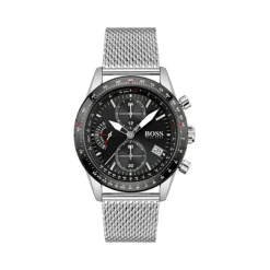 Watch2DayNL Hugo Boss^Hugo Boss Pilot Edition HB1513886 Heren Horloge 44mm 5 ATM