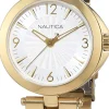 DAMES Watch2DayNL Nautica | Dames^Nautica NAD14001L Dames Horloge 35mm 5 ATM
