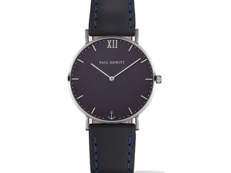 DAMES Watch2DayNL Dames^Paul hewitt PH-SA-S-ST-B-11S Dames Horloge 39mm 5 ATM