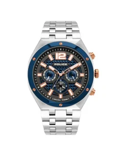 Heren Watch2DayNL Heren^Police PL15995JSTBL61M Heren Horloge 46mm 5 ATM
