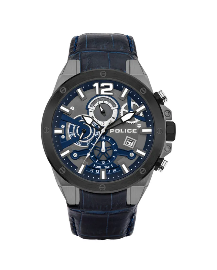 Heren Watch2DayNL Heren^Police PL15711JSUB03 Heren Horloge 48mm 5 ATM