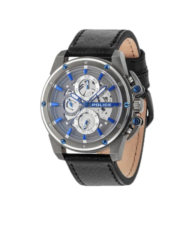 Heren Watch2DayNL Heren^Police R1451277002 Heren Horloge 47mm 5 ATM