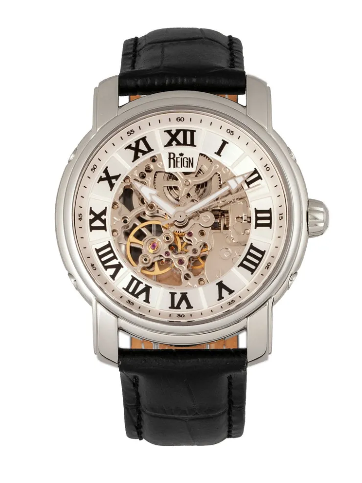 Heren Watch2DayNL Heren | Reign^Reign Kahn REIRN4303 Heren Horloge 45mm 5 ATM