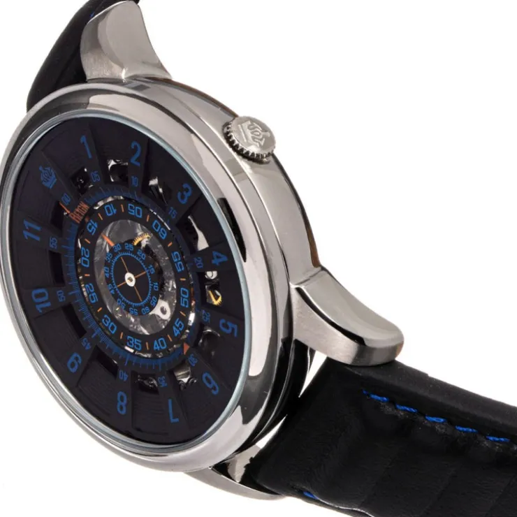 Watch2DayNL Reign^Reign Monterey Staal Leder Heren | REIRN6402