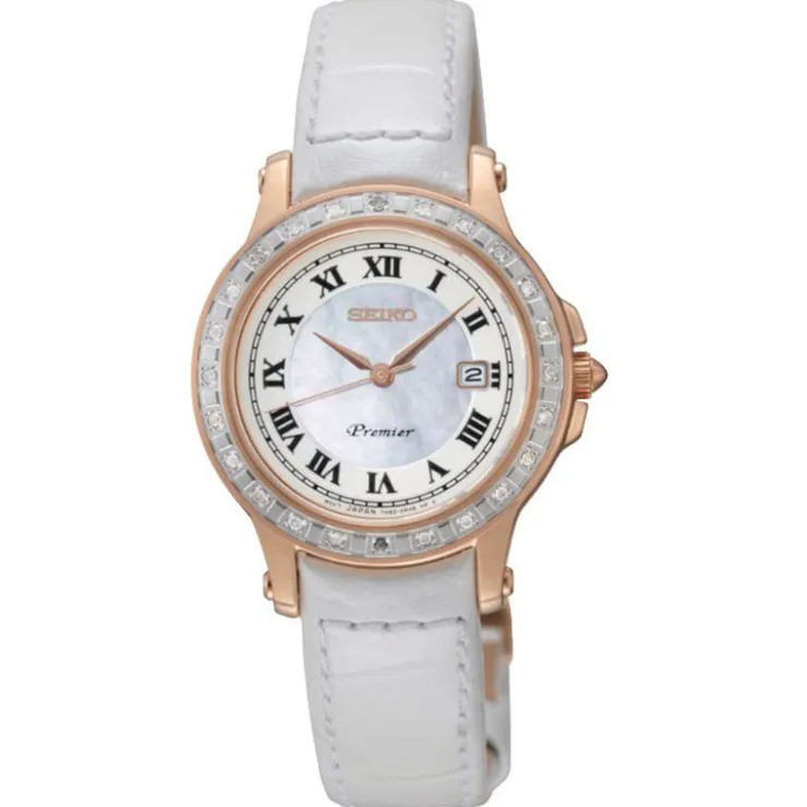 DAMES Watch2DayNL Dames | Seiko^Seiko SXDF08P1 Dames Horloge 28mm 10ATM
