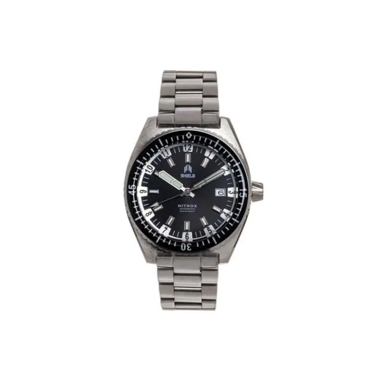 Watch2DayNL Shield^Shield Nitrox Diver Staal Men 42MM 20 ATM | SLDSH114-1