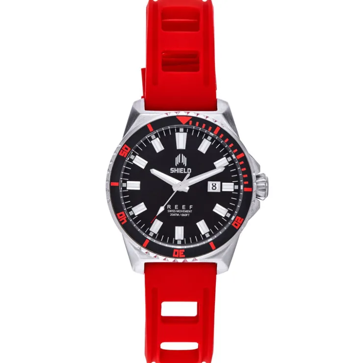 Heren Watch2DayNL Heren | Shield^Shield Reef SLDSH119-2 Heren Horloge 45mm 20 ATM