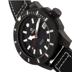 Watch2DayNL Shield^Shield Shaw Diver Leer Staal | SLDSH106-05